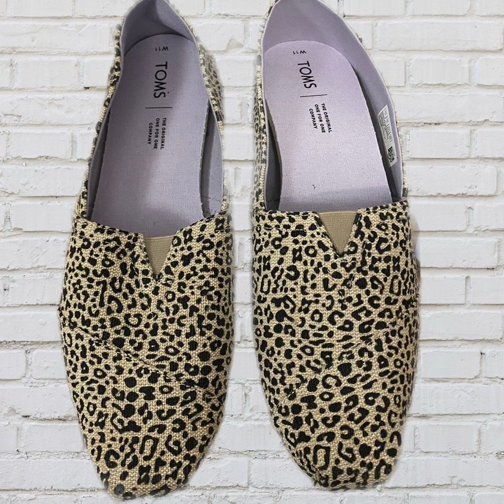 NWT Toms Women’s Size 11 Baby Cheetah Print